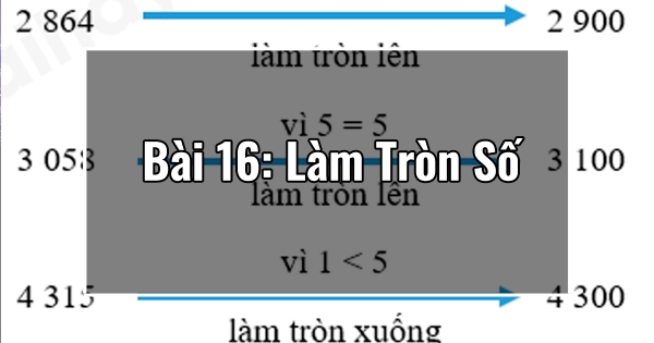 Bài 16: Làm Tròn Số