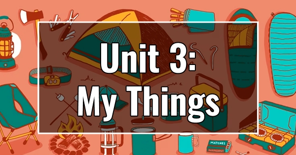 UNIT 3: My things