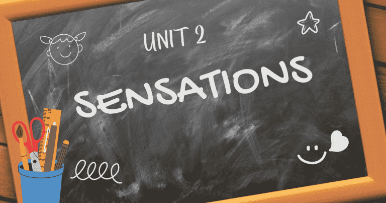 UNIT 2: SENSATIONS